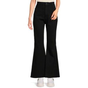 Hudson NWT Sz 24 Heidi High Rise Flare in Black “Divine”